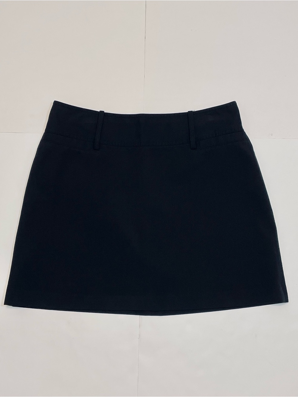 Y2K The Limited Stretch Women’s Black Mini Skirt with Belt Loops Size 12